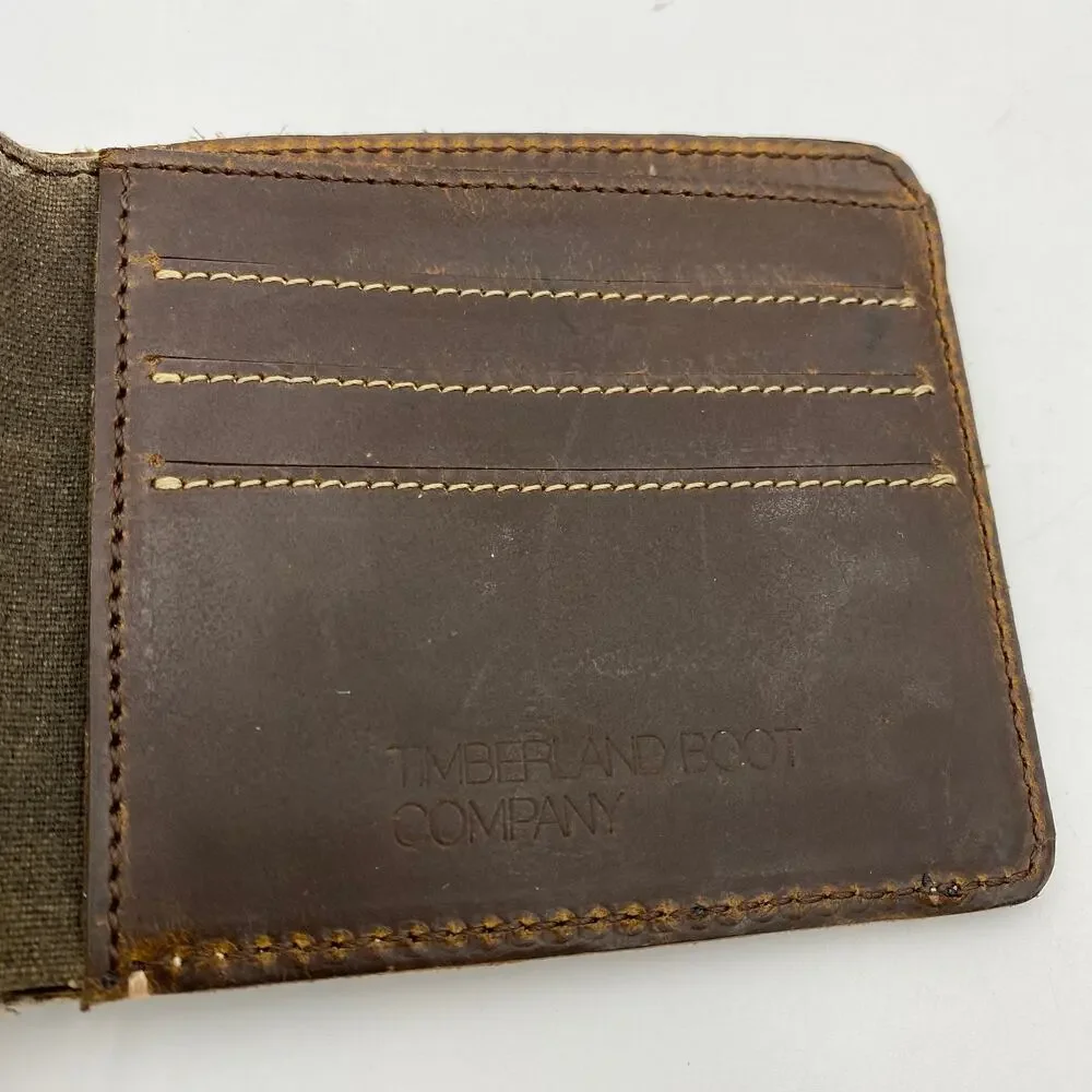 Timberland Wallet Horween Leather Men's Brown Bifold